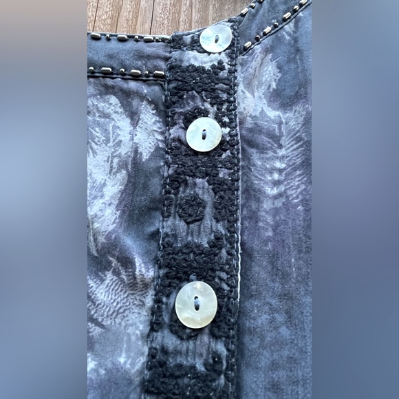 Da-Nang Silk Beaded Tunic Tank Size Large - Picture 15 of 16